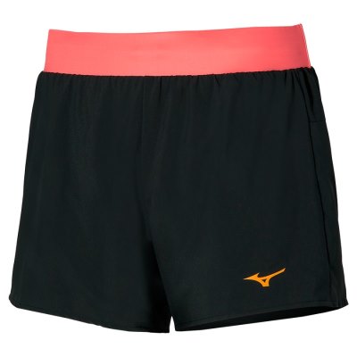 Pantalones Cortos Mizuno Alpha 4.5 Mujer Negros / Rojos Claro - Chile M035NIUJQY